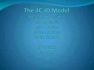 4C-ID Model Introduction