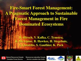 Fire-Smart Forest Management: