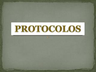 PROTOCOLOS