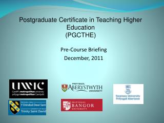 Pre-Course Briefing December, 2011