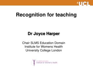 Recognition for teaching