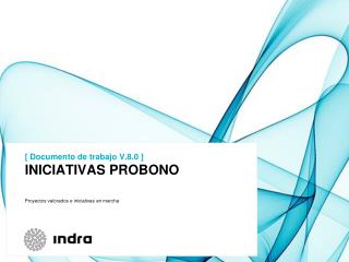 INICIATIVAS PROBONO