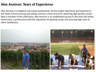 Alex Anninos-Years of Experience