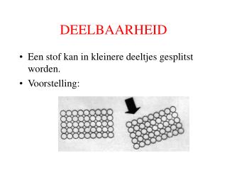 DEELBAARHEID