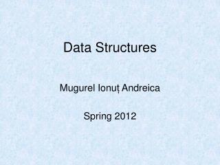 Data Structures