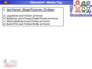 Übersicht Mathe-Tag