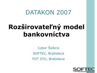 Rozširovateľný model bankovníctva