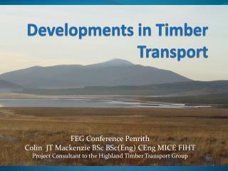 Developments in Timber Transport