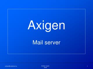 Axigen Mail server