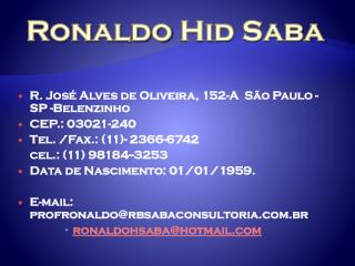 Ronaldo Hid Saba
