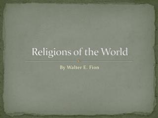 Religions of the World