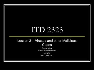 ITD 2323