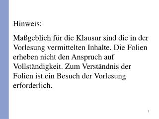 Hinweis: