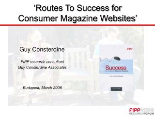 ‘Routes To Success for Consumer Magazine Websites’