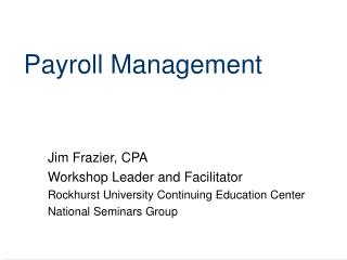 Payroll Management