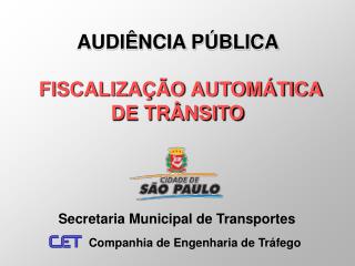 Secretaria Municipal de Transportes
