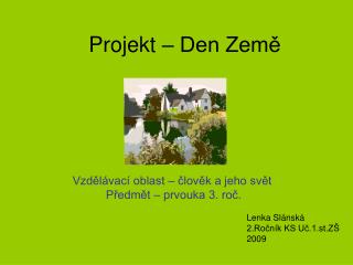 Projekt – Den Země