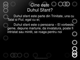 Cine este Duhul Sfant?