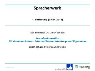 Spracherwerb