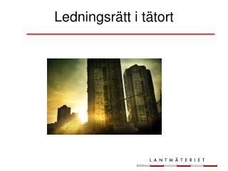 Ledningsrätt i tätort