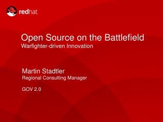 Open Source on the Battlefield Warfighter-driven Innovation