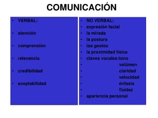 COMUNICACIÓN