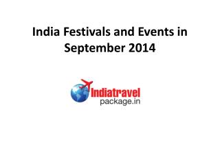 India Festivals and Events in 2014