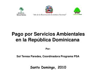 Pago por Servicios Ambientales en la República Dominicana
