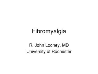 Fibromyalgia