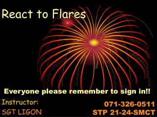 React to Flares