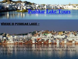 Pushkar Lake Tours