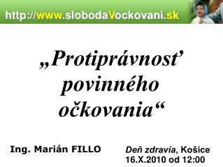 www .sloboda V ockovani. sk