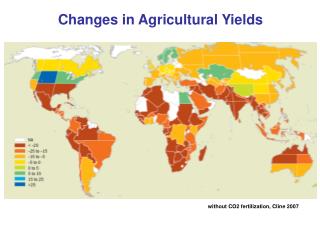 Changes in Agricultural Yields