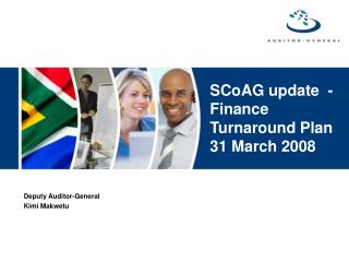 SCoAG update - Finance Turnaround Plan 31 March 2008