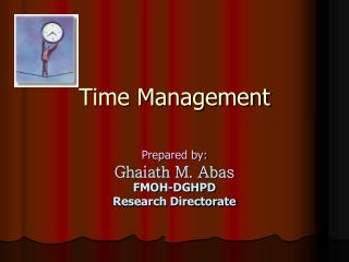 Time Management