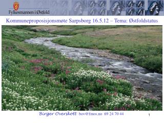 Kommuneproposisjonsmøte Sarpsborg 16.5.12 – Tema: Østfoldstatus