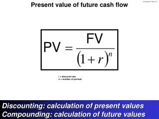 Present value of future cash flow