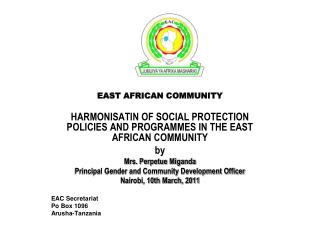 EAST AFRICAN COMMUNITY