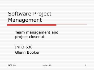 Software Project Management