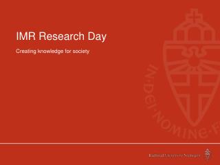 IMR Research Day