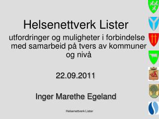 Helsenettverk Lister