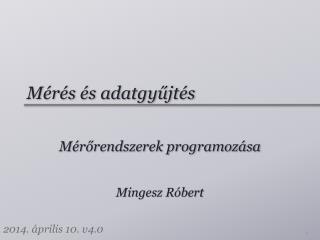 Mérés és adatgyűjtés