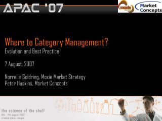 Where to Category Management?