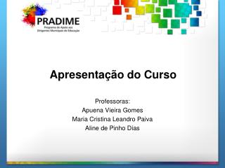 Apresentação do Curso