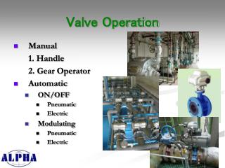 Valve Operation