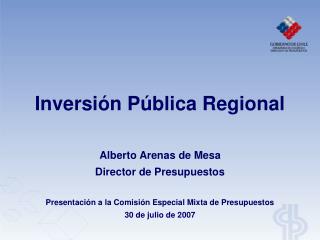Inversión Pública Regional