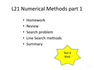 L21 Numerical Methods part 1