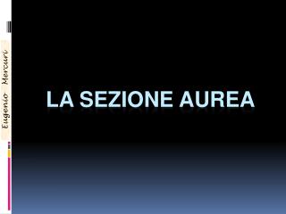 La sezione aurea