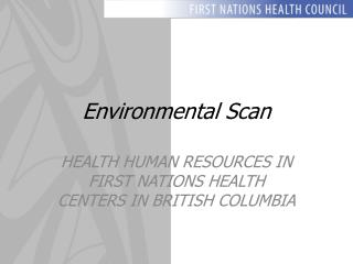 Environmental Scan