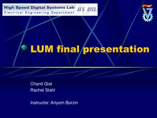 LUM final presentation